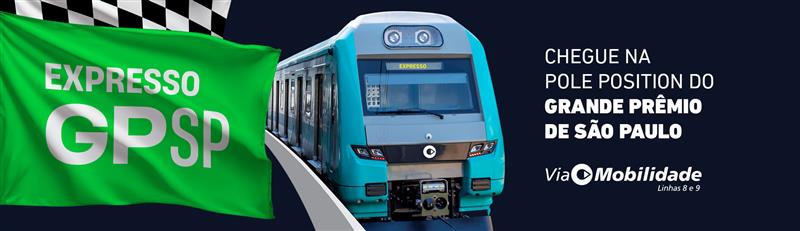 ViaMobilidade inicia vendas do Trem Expresso para o GP São Paulo 2025